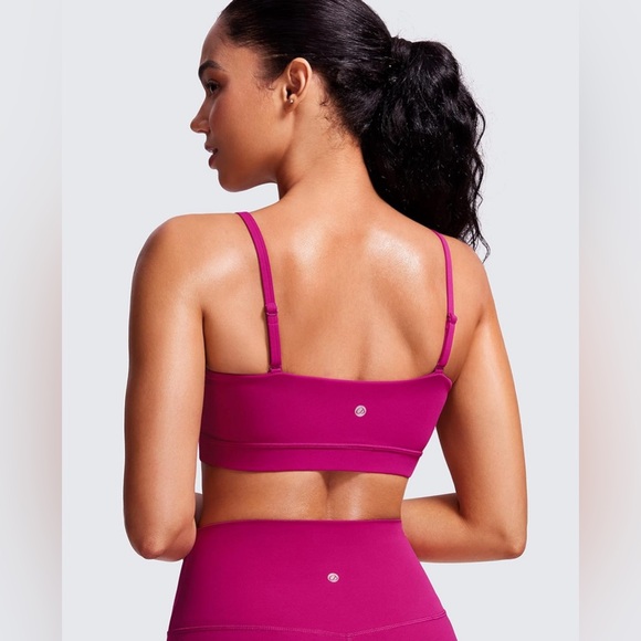 Butterluxe Adjustable Spaghetti Thin Strap Sports Bra - Picture 2 of 6